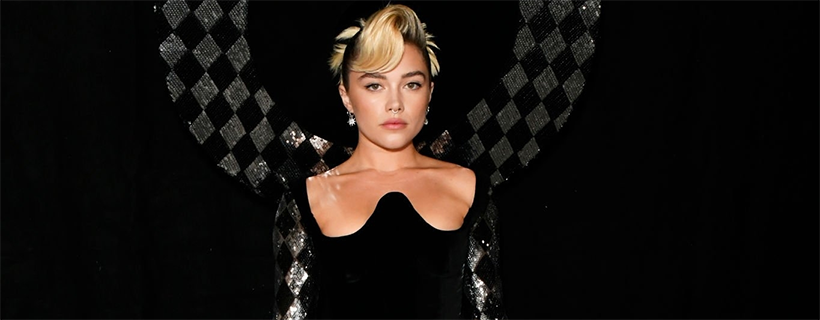 Florence Pugh Fan » » Florence Attends Harris Reed Fashion Show