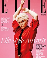 Florence Pugh Fan » » Florence As the Cover Of October's Issue of 'ELLE UK